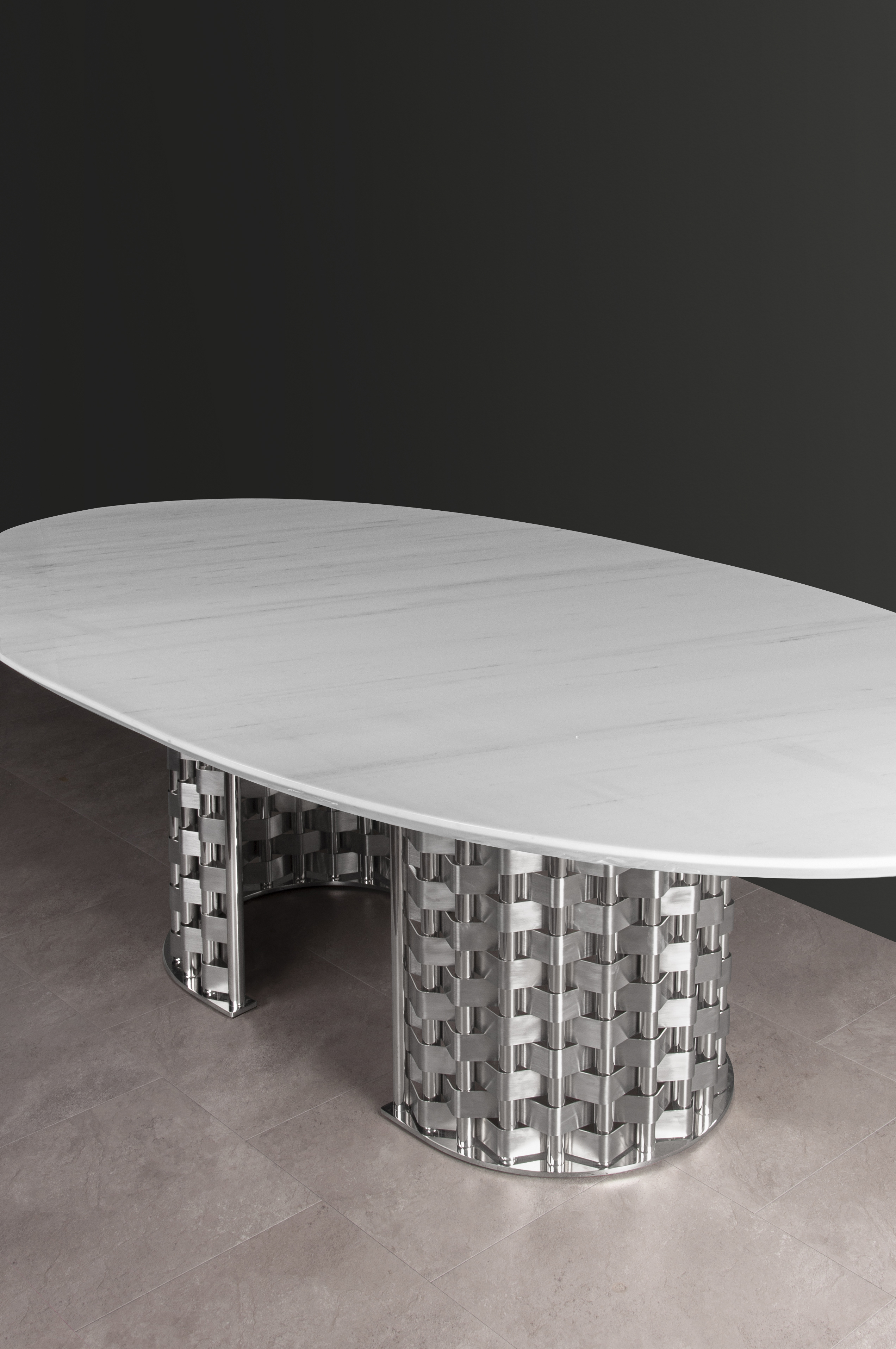 Bertrand E | Art Series | Decasa Marble Marble Dining Table