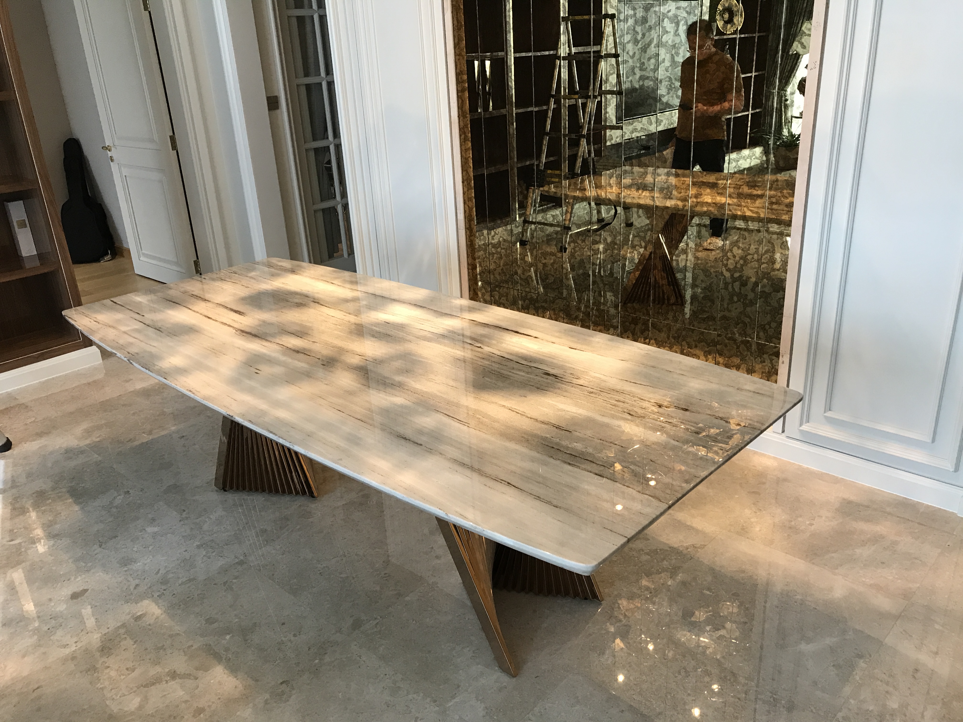 Moore Palisandro | Marble Dining Table | Decasa Marble Marble Dining Table