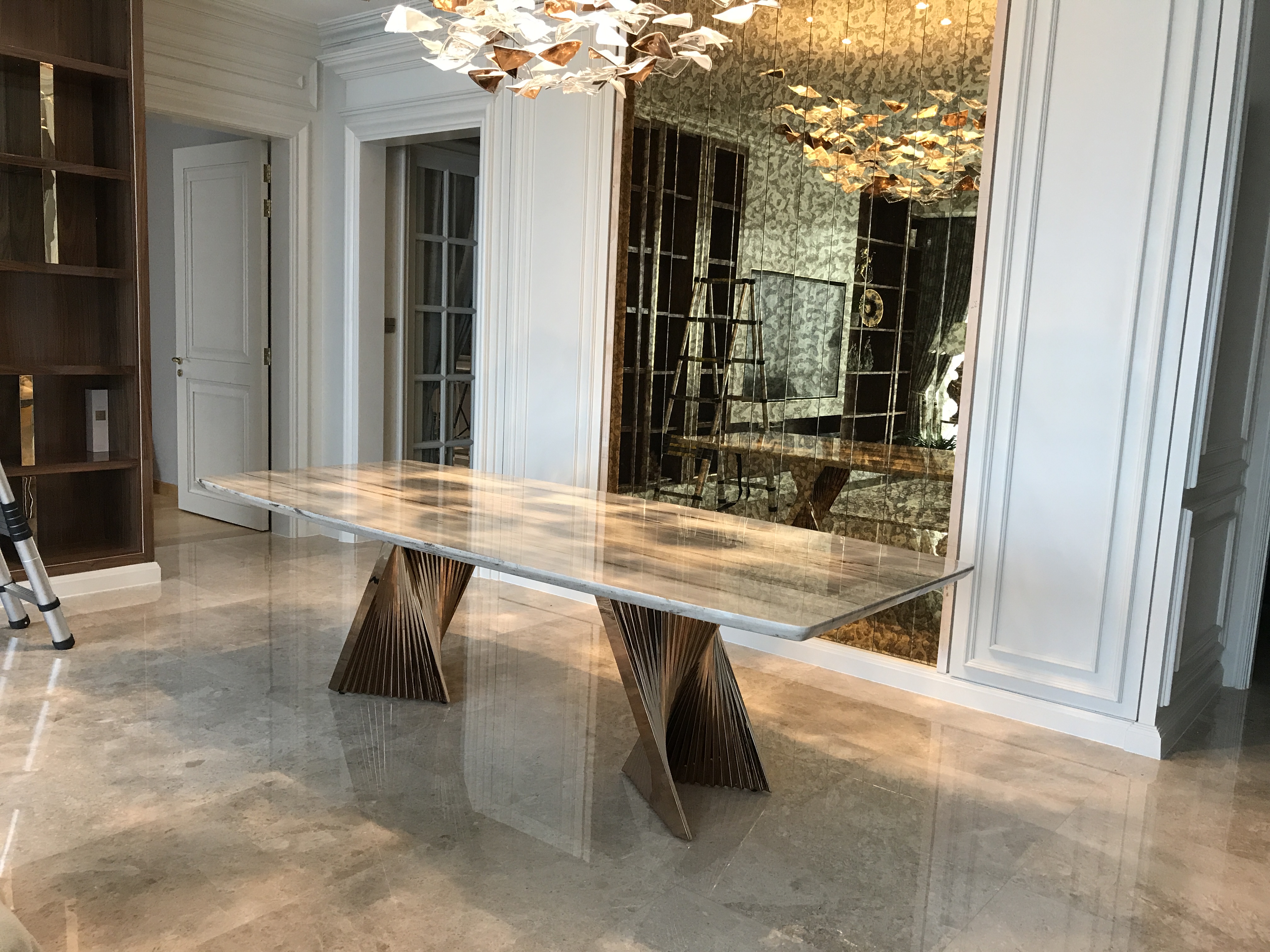 Moore Palisandro | Marble Dining Table | Decasa Marble Marble Dining Table