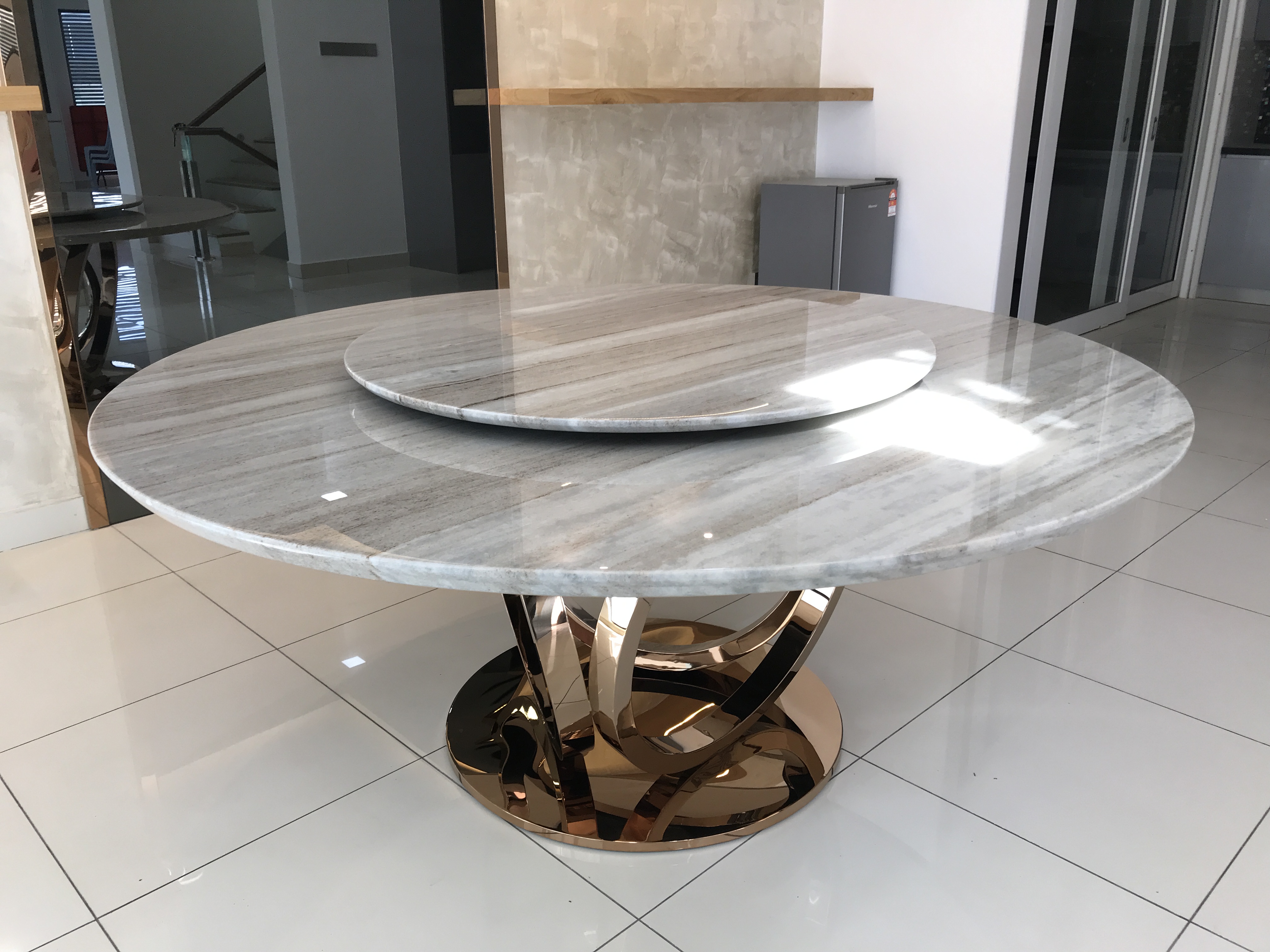 Kahlo O Palisandro | Marble Dining Table | Decasa Marble Marble Dining Table