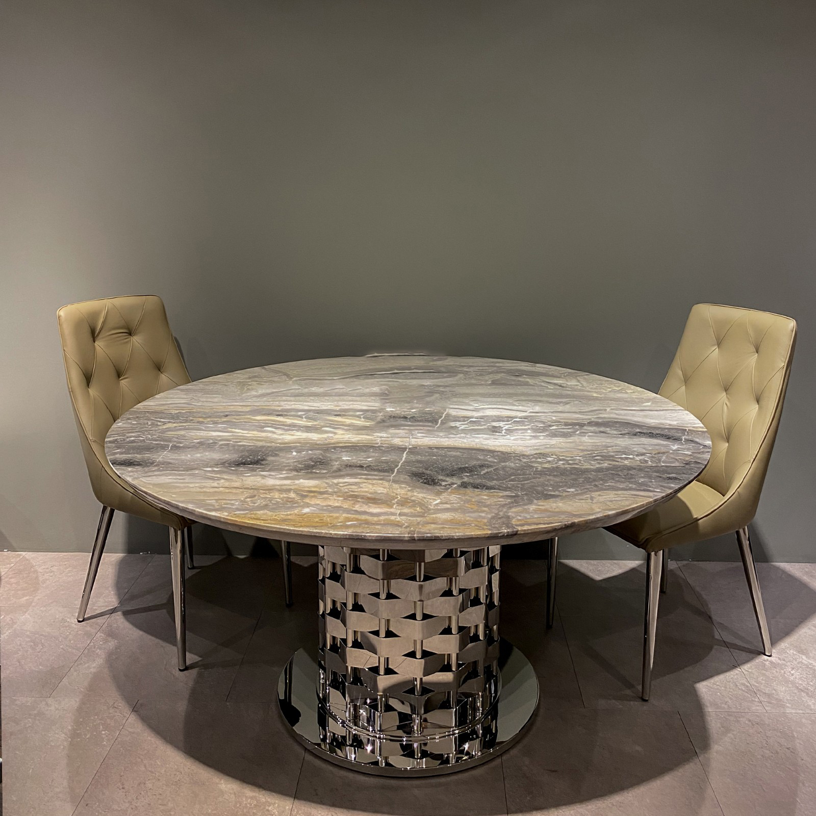 Bertrand Arabescato Orobico | Marble Dining Table | Decasa Marble Marble Dining Table