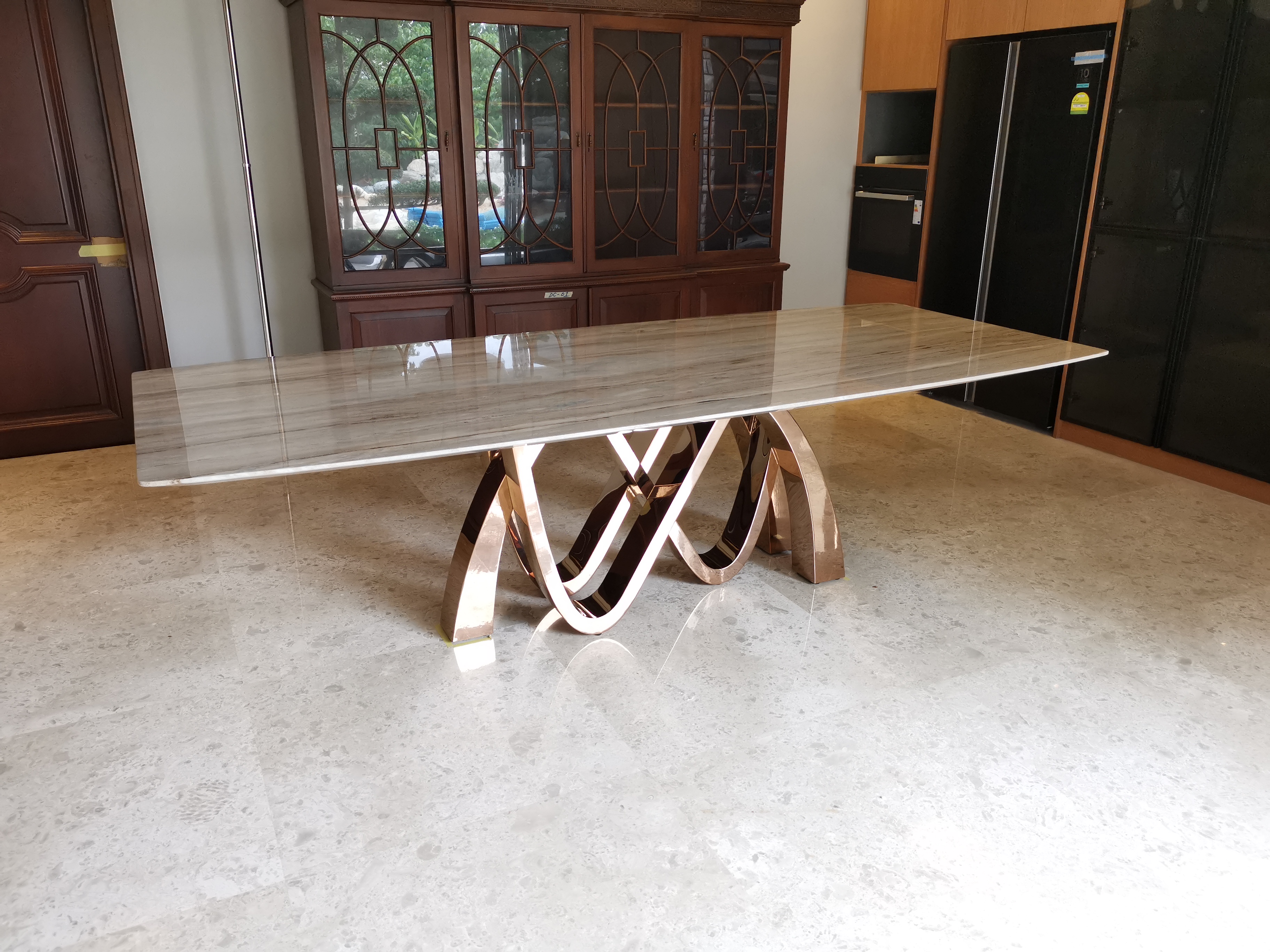 Serra Palisandro | Marble Dining Table | Decasa Marble Marble Dining Table