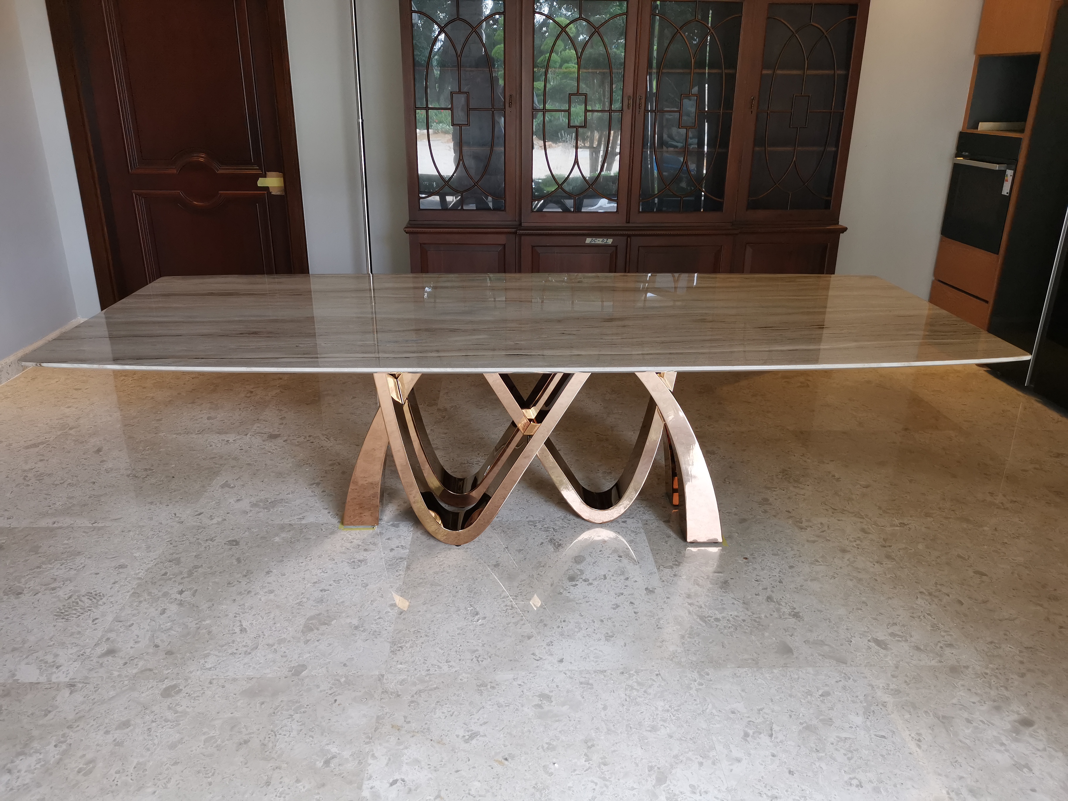 Serra Palisandro | Marble Dining Table | Decasa Marble Marble Dining Table